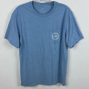 Southern Tide Classic Blue Pocket Tee